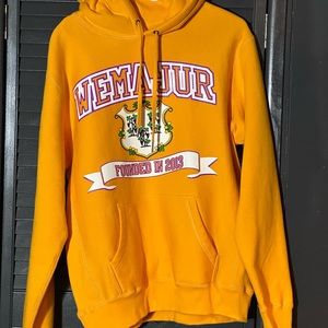 Yellow graphic Hoodie for Men with Connecticut logo